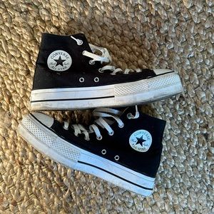 Platform high top converse w9